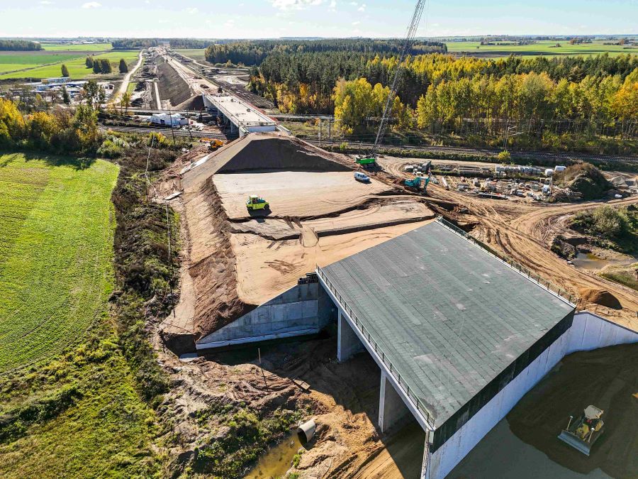 Rail Baltica kintamos vėžės technologiniai sprendimai